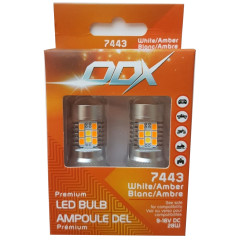 7443 LED SWITCHBACK MINI BULB (BOX OF 2)